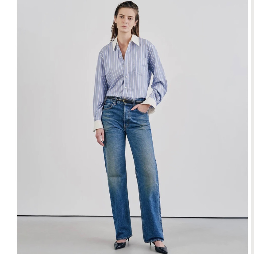 NWT nili lotan SMITH JEANS SIMON WASH blue size 26